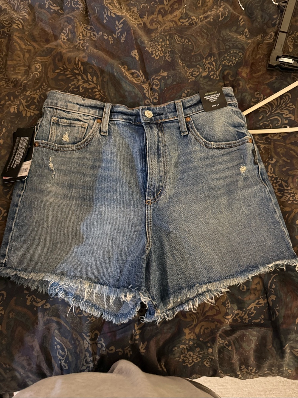 Silver Jean shorts